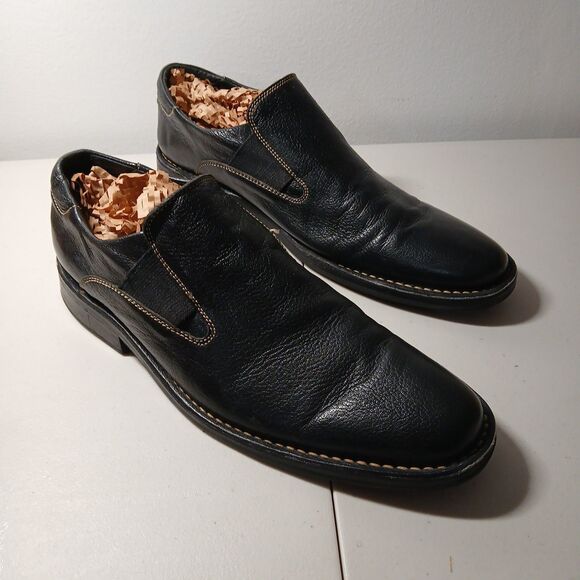 Cole Haan Men\'s Black Leather Slip On Dress Loafers Size 9M C03507 main image 11
